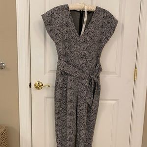 Express Balck and White Jumpsuit